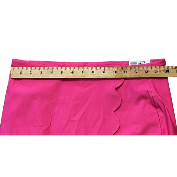 NWT Crown & Ivy Pink Pop Scallop Millennium Skort 4 - Picture 3 of 7